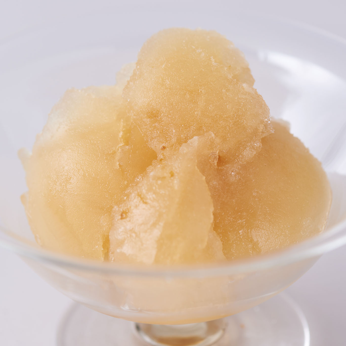 白桃の葛シャーベット(福岡県産)